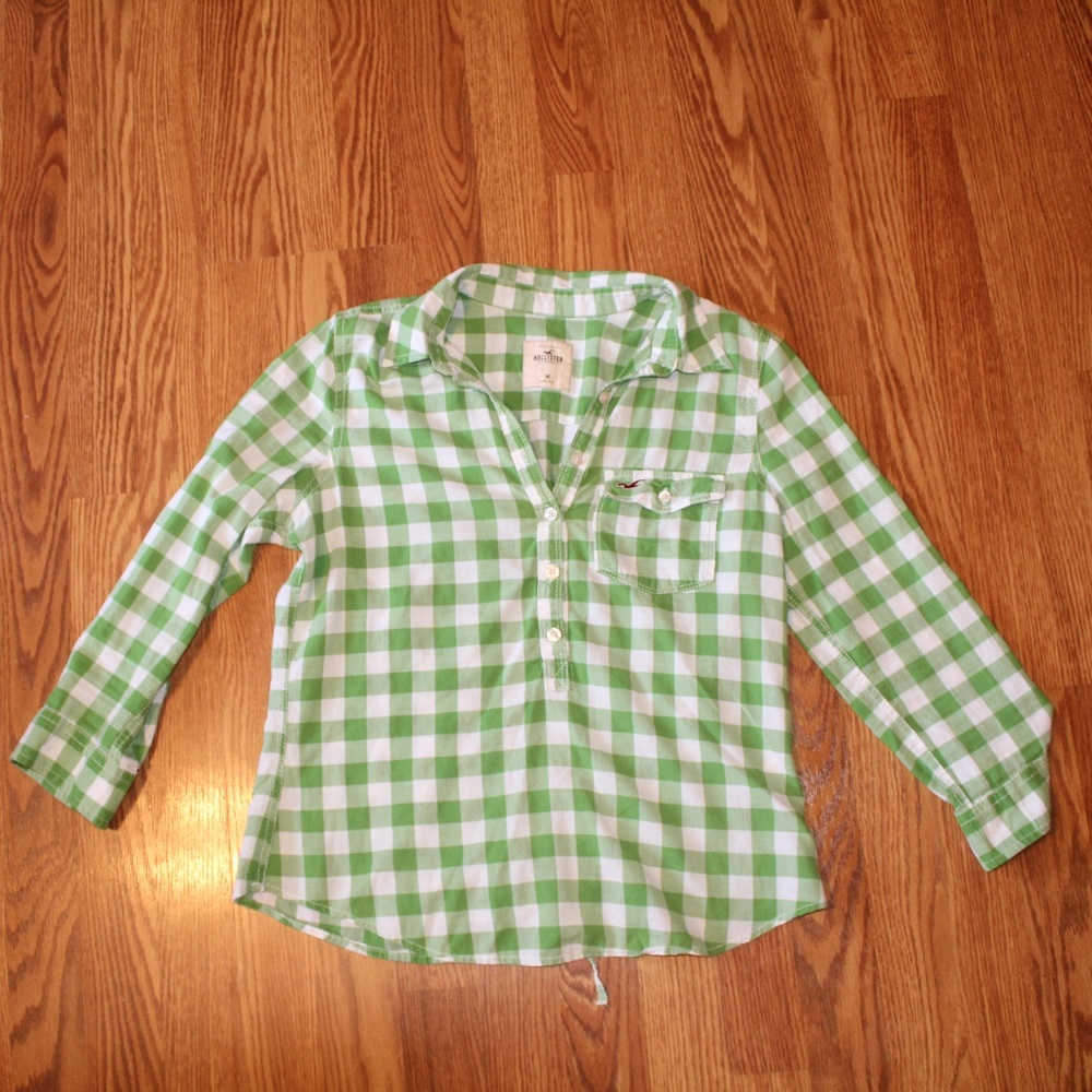 Hollister Checkered Blouse